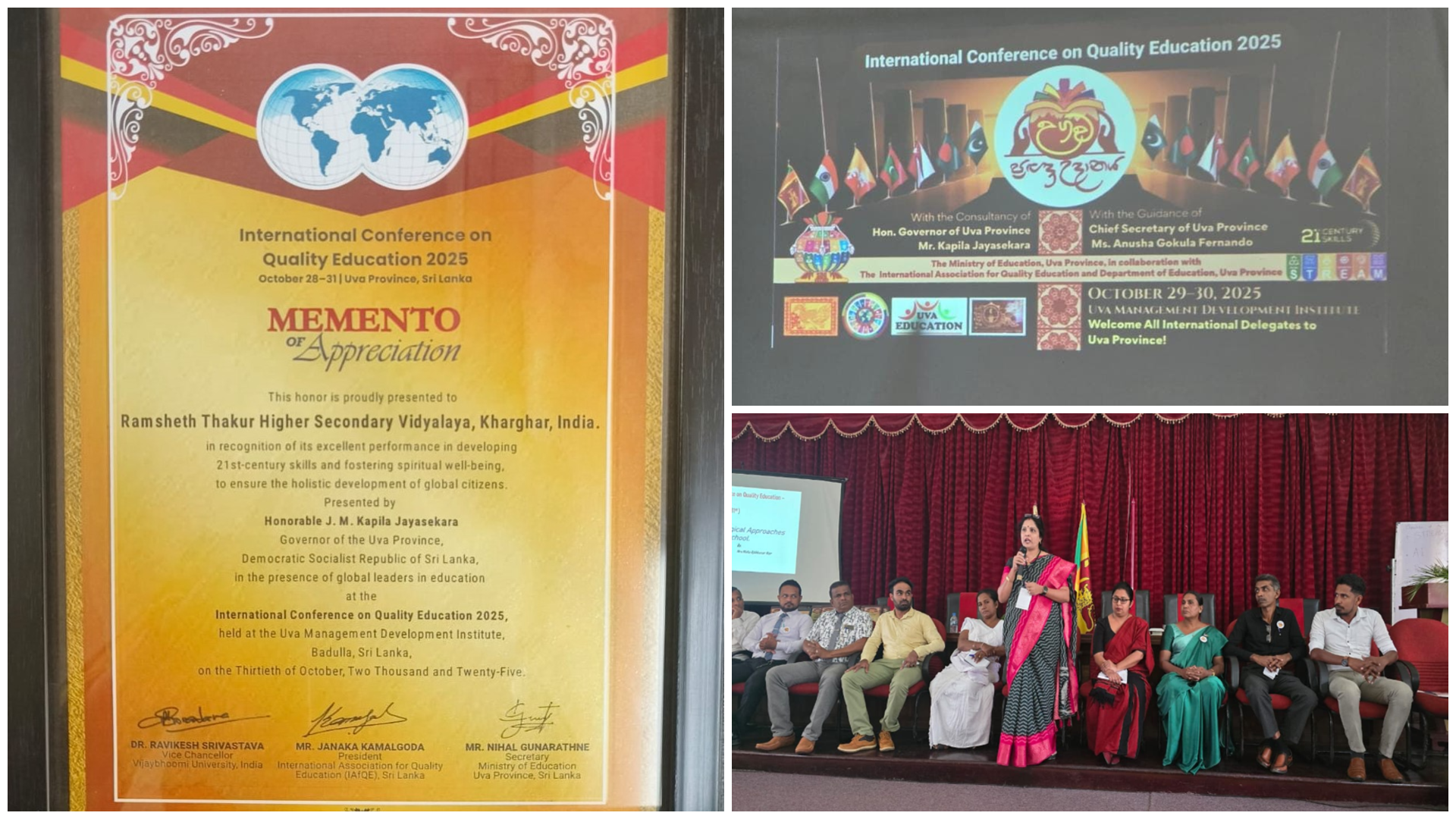 RTHSV, KHRGHAR recognized at International Level